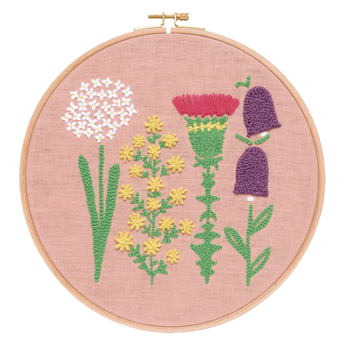 点と線 パンチニードルキット［ヨッツノハナ］