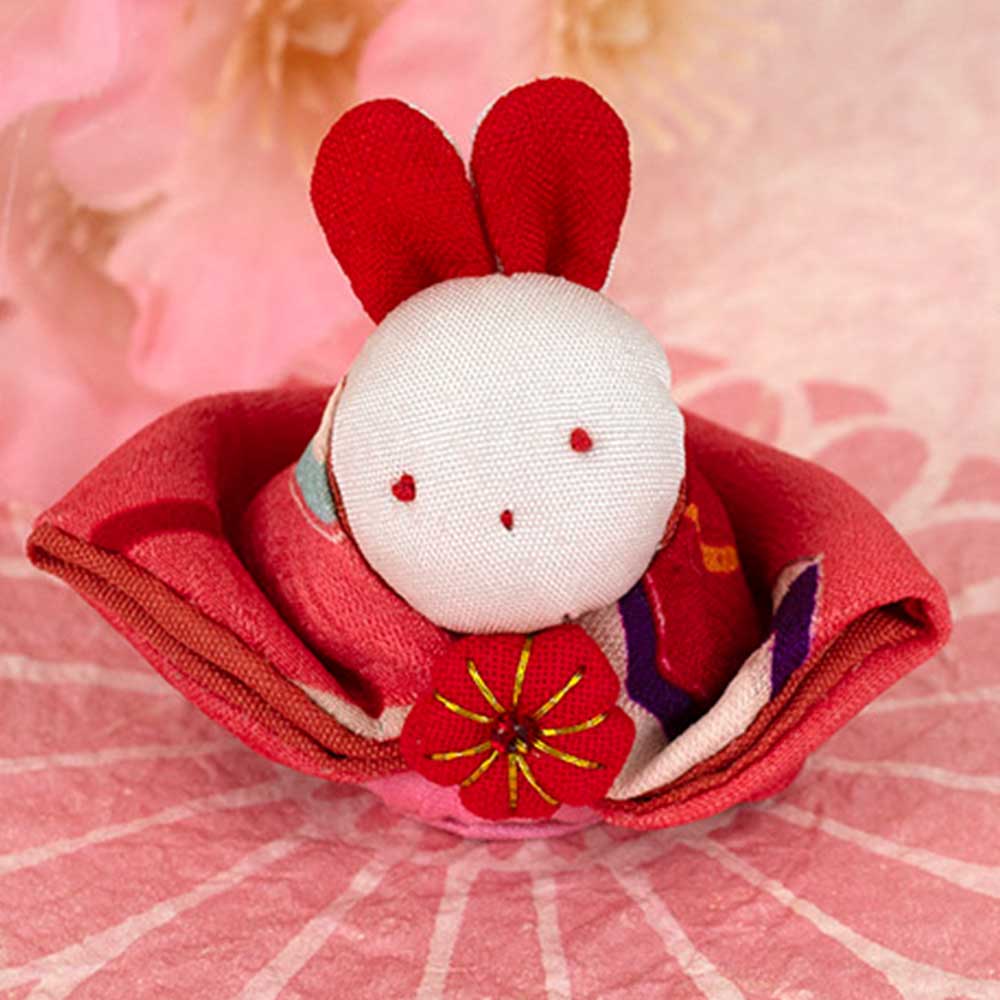 ミニうさぎとうさぎ頭のセット