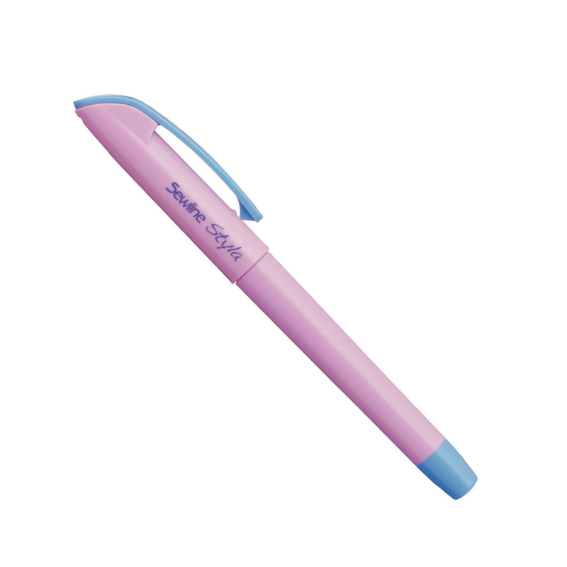 ソーライン 水で消えるペン［ブルー］2本セット