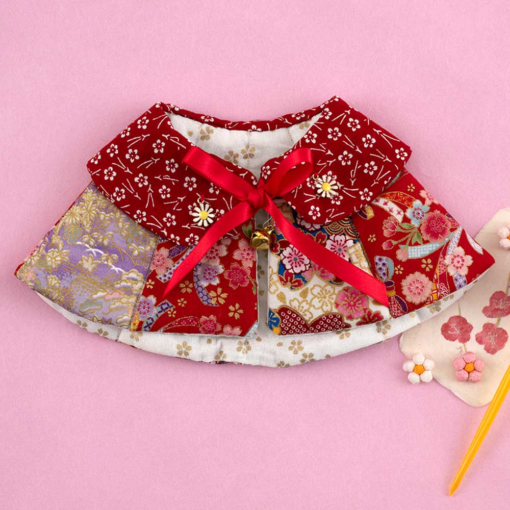 猫ちゃん・犬ちゃんケープ［お正月］