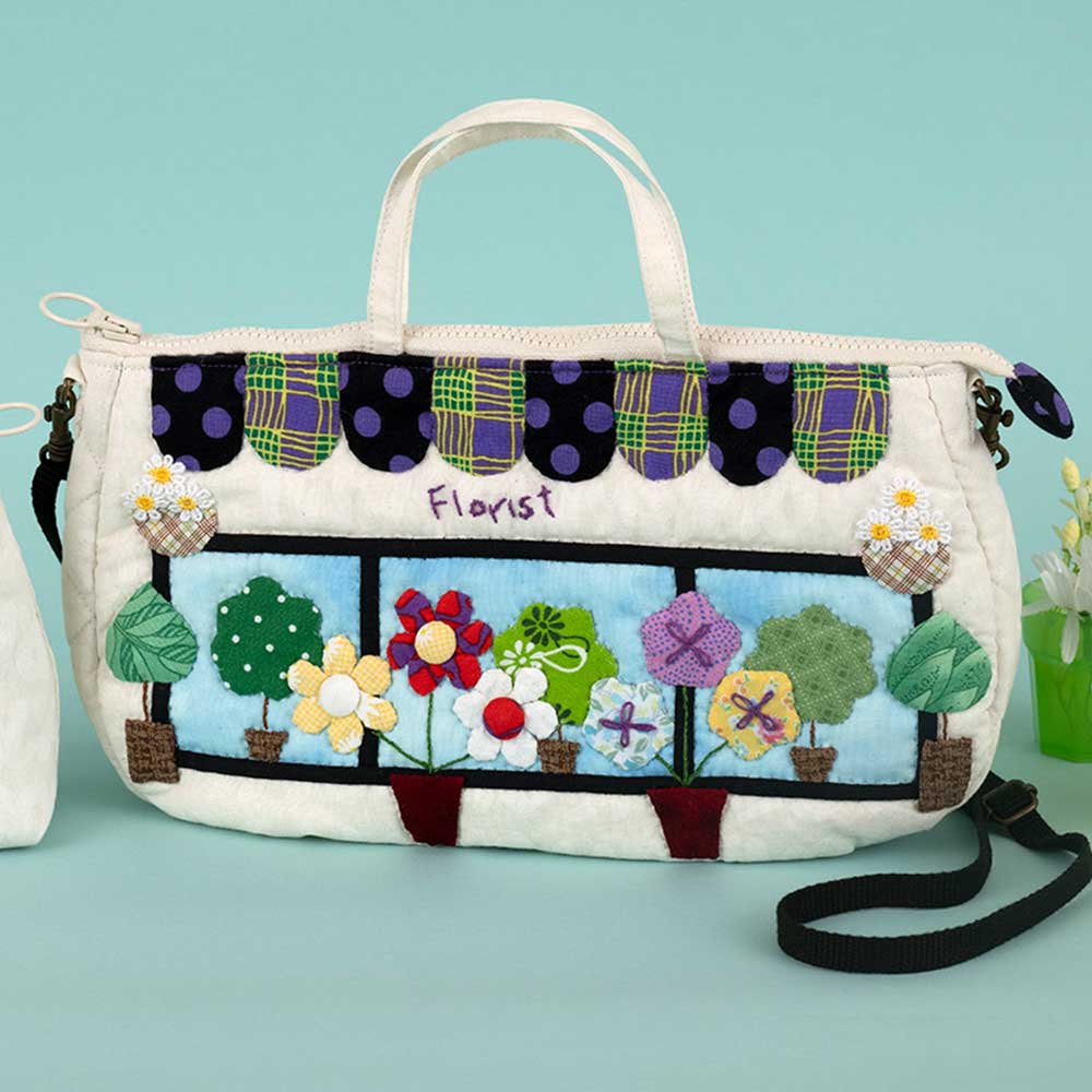 フラワーショップのバッグ