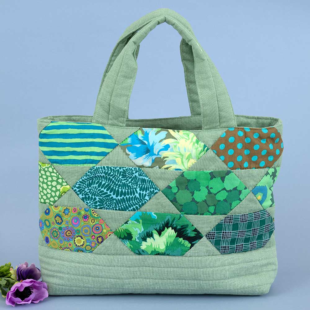 ハニーコムのバッグ ［グリーン］