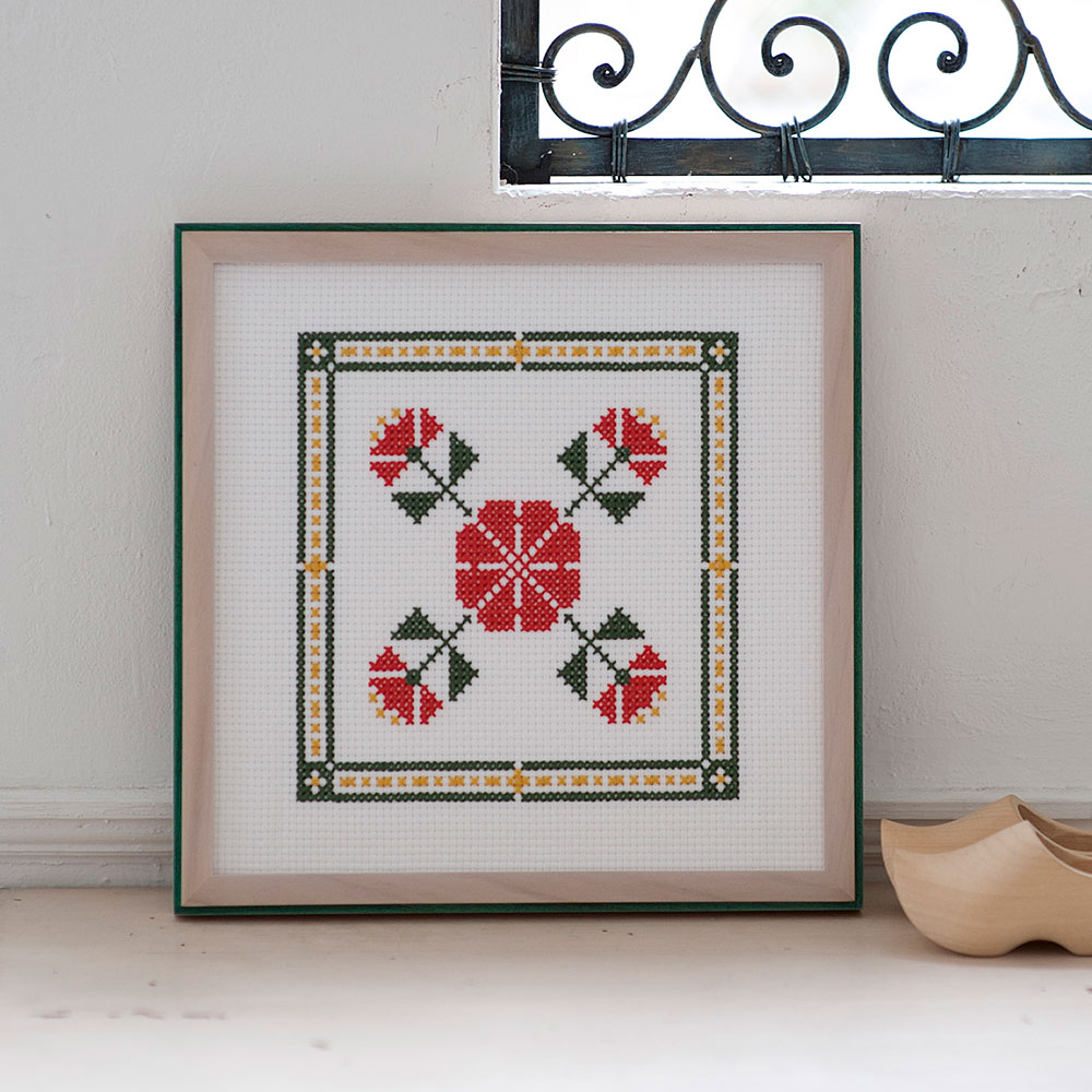 〈日本手芸普及協会通信講座〉区限刺しゅう本科