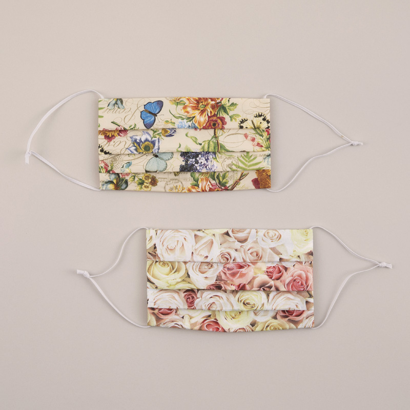 ペーパーナプキンで作るマスク15枚アソートキット フラワー柄