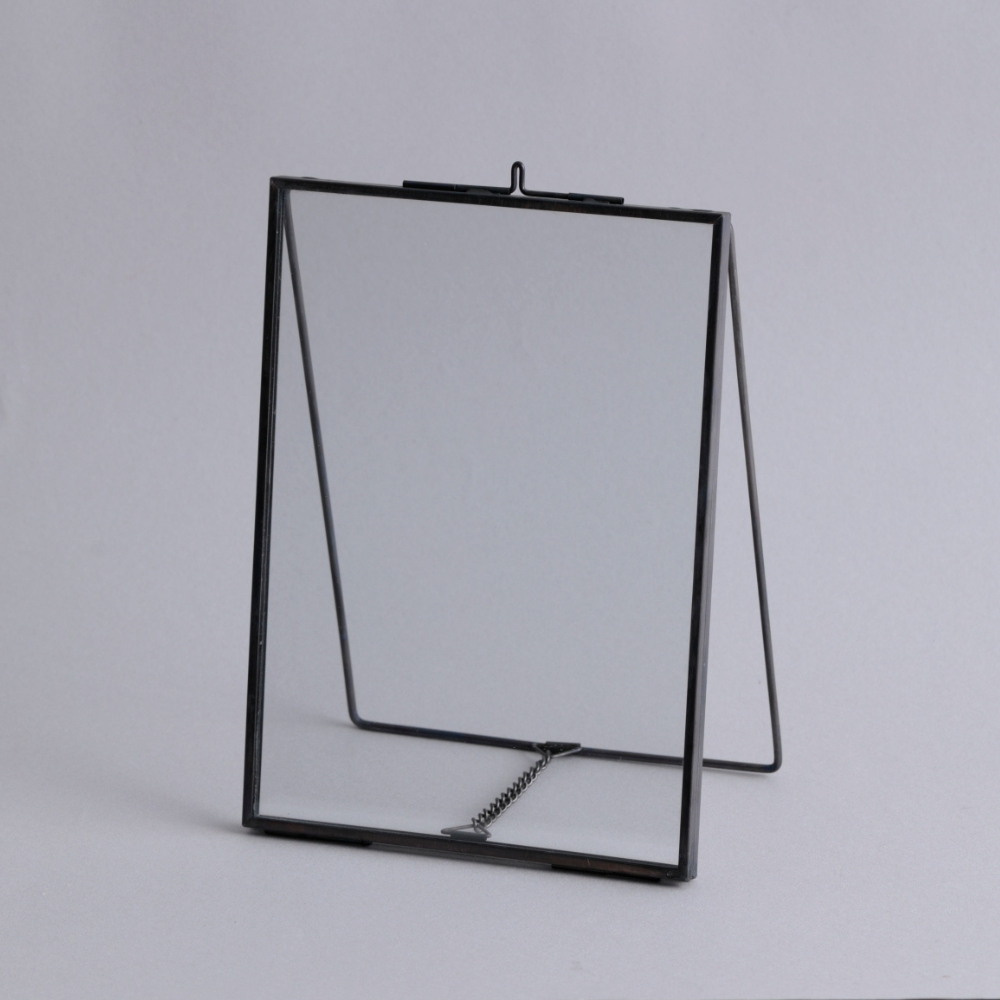 ガラスフレーム スタンドタイプ  [ブラック]
