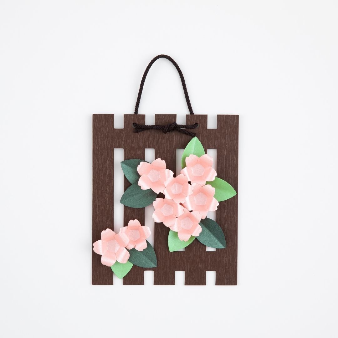 立体切り絵 格子飾り手作りキット 桜