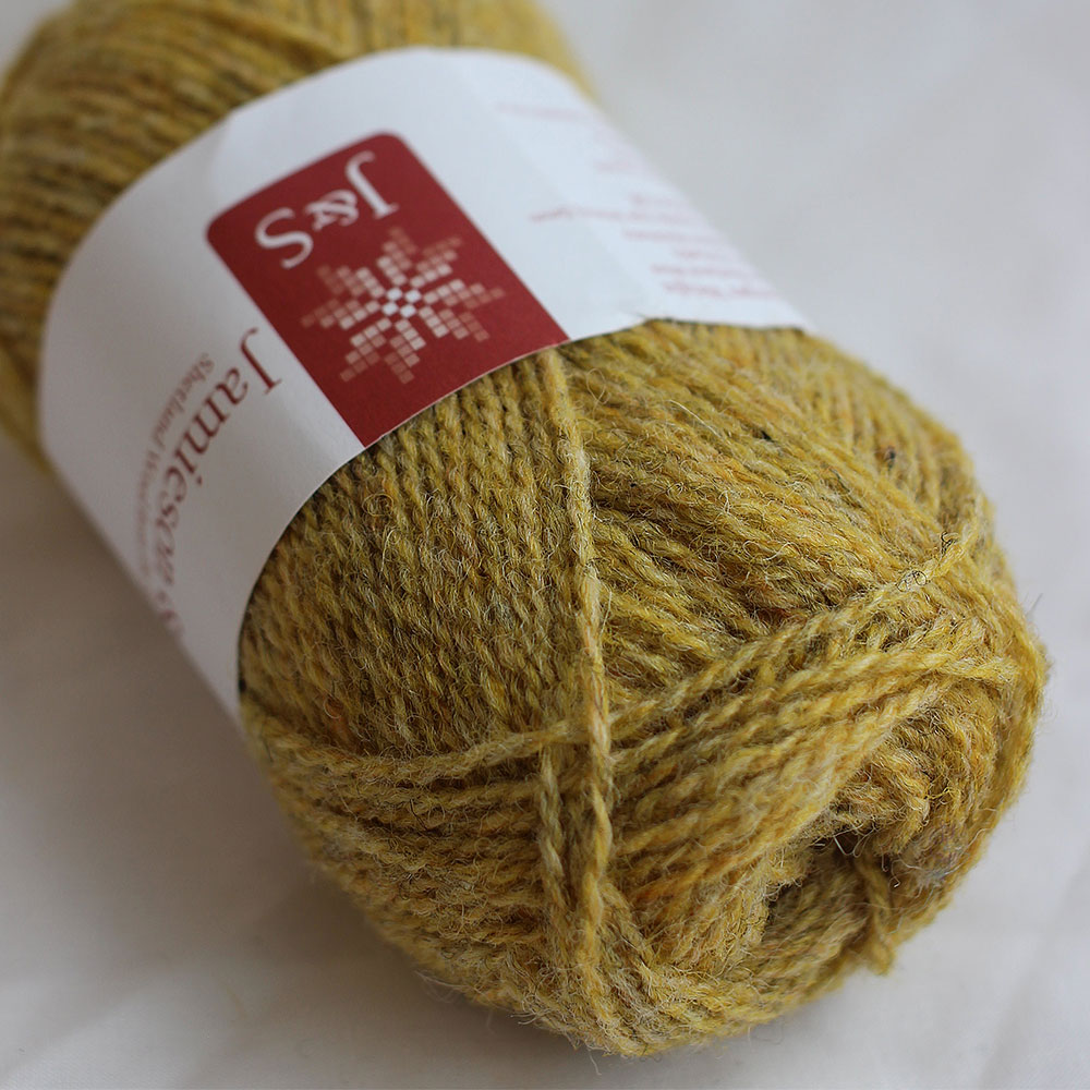 Jamieson＆Smith 2ply Jumper Weight ジェイミソン＆スミス2プライ（121）黄