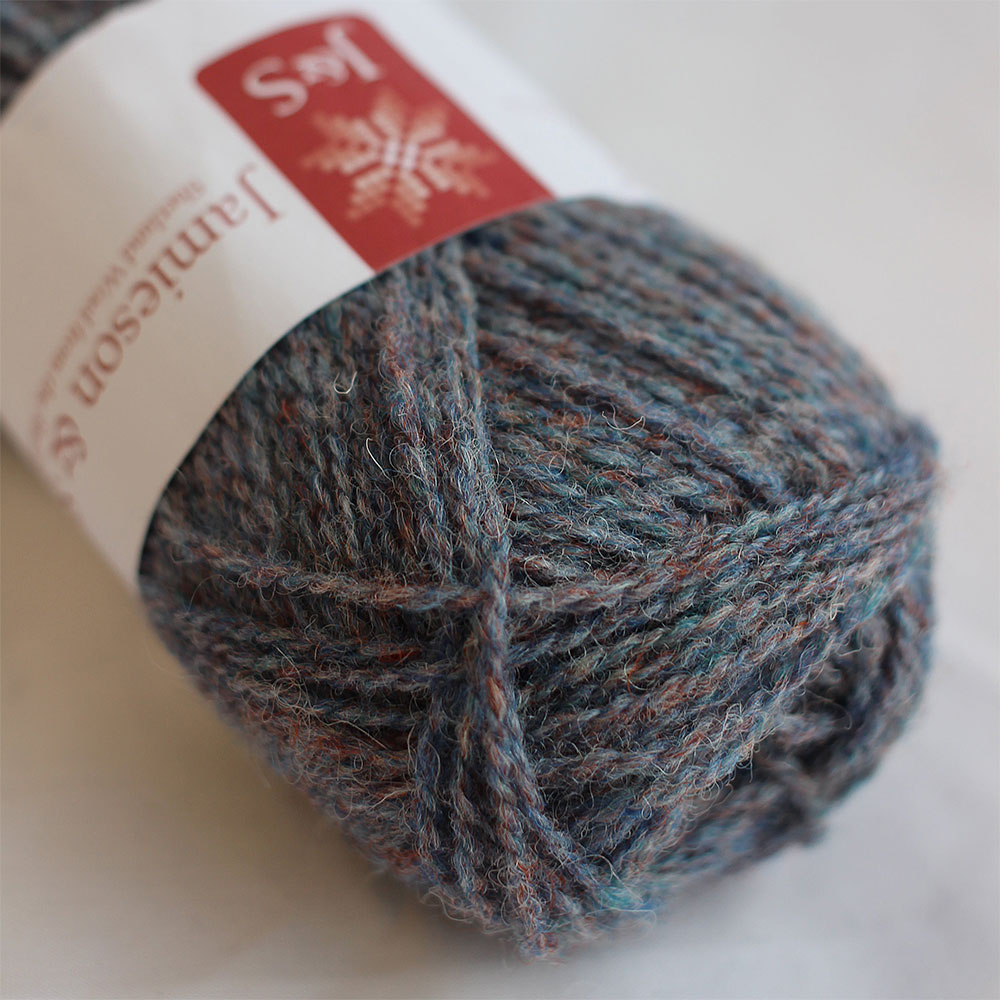 Jamieson＆Smith 2ply Jumper Weight ジェイミソン＆スミス2プライ（FC52）グレーミックス