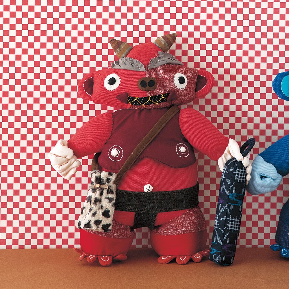 鬼のぬいぐるみ［赤鬼］: キット｜手づくりタウン by 日本ヴォーグ社