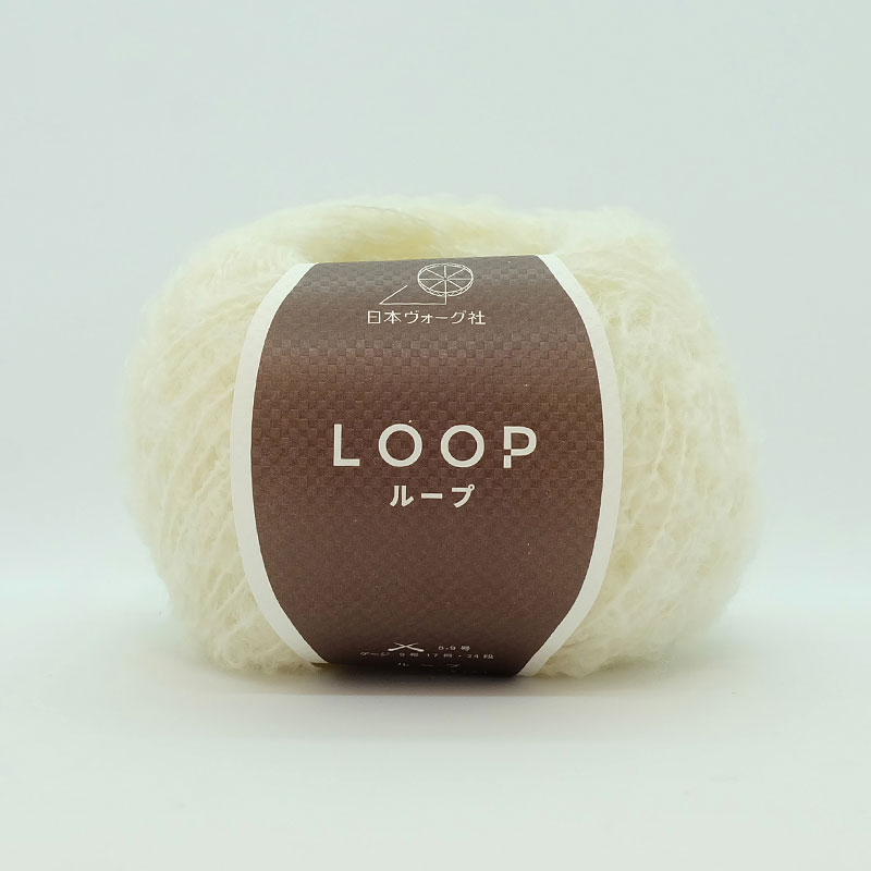 NVヤーン LOOP ループ（201）白練（しろねり）