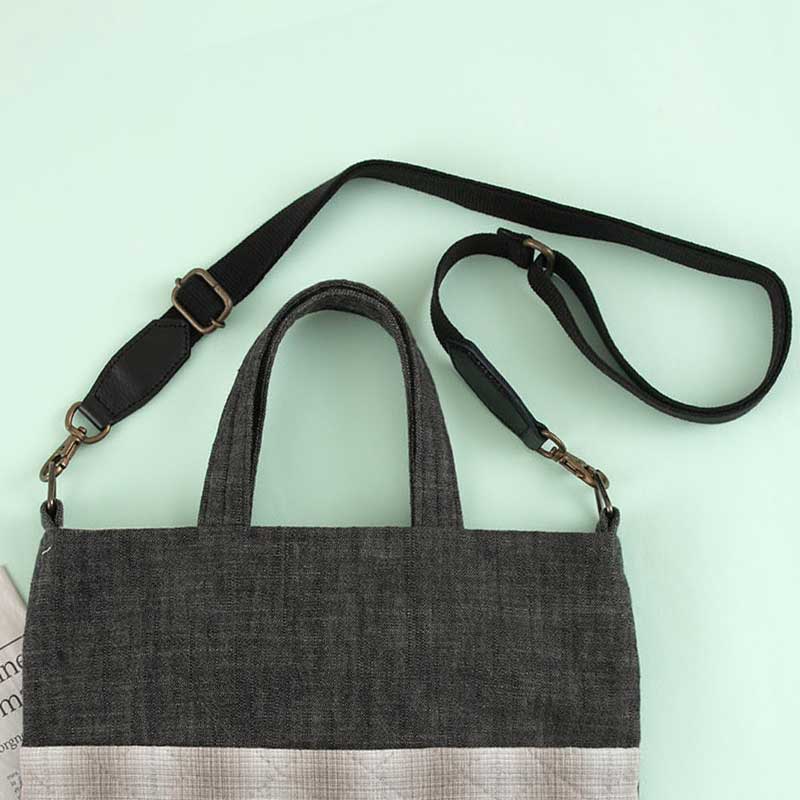 本革＋アクリルショルダー［黒］