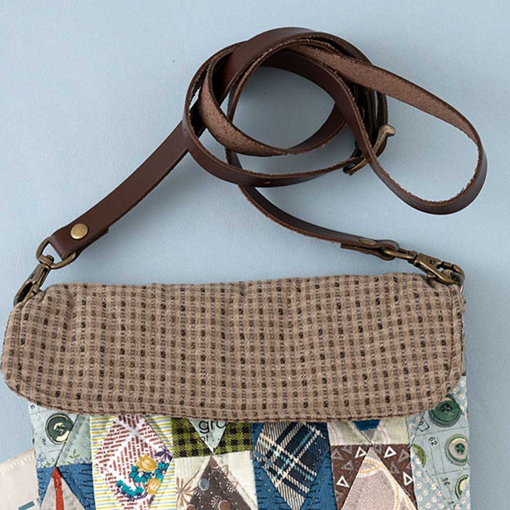 本革ショルダー［こげ茶］