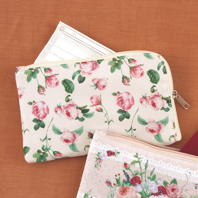 マスクポーチ　パールピンク