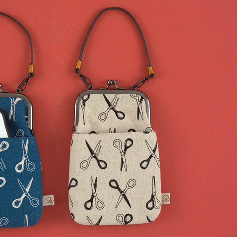 がま口2wayポシェット［ベージュ］