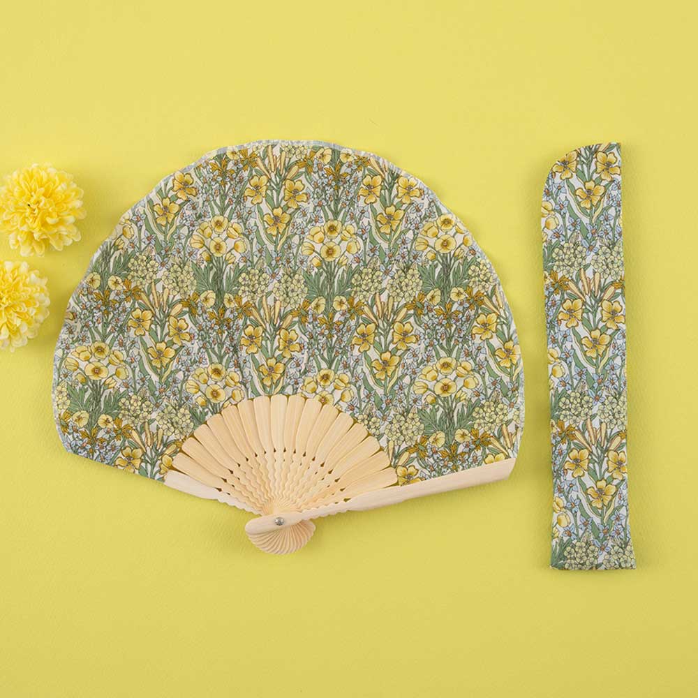 LIBERTYシェル型扇子×袋セット［ブーケ］