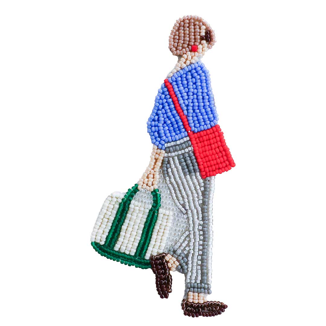 ビーズ刺しゅうキット Odekakeブローチ［おとまり］