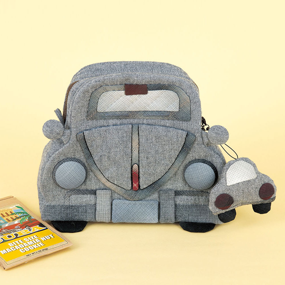 ポシェットにもなるポーチ　風に誘われて