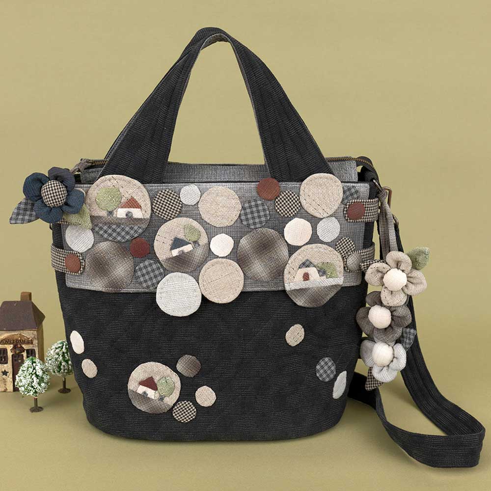 ショルダーにもなる手さげバッグハウスボール