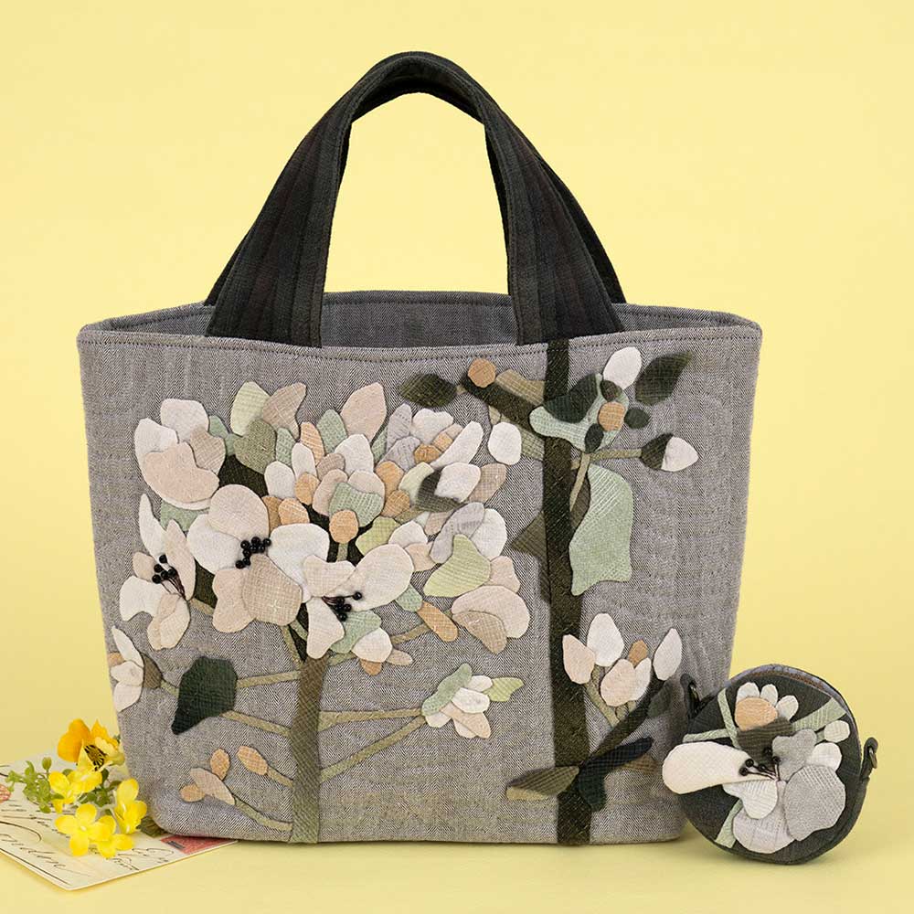 手さげバッグ菜の花（小銭入れ付き）