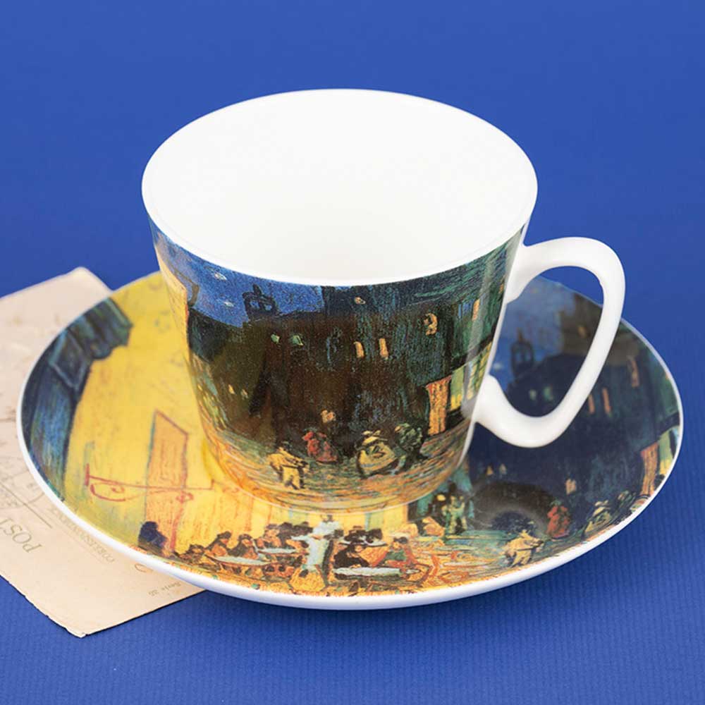 カップ＆ソーサー［ゴッホ・夜のカフェテラス］
