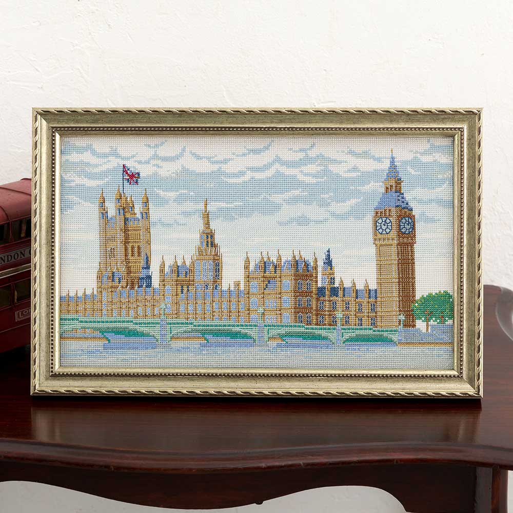 ホビーラホビーレ　クロスステッチフレーム［イギリス～ウェストミンスター宮殿～］