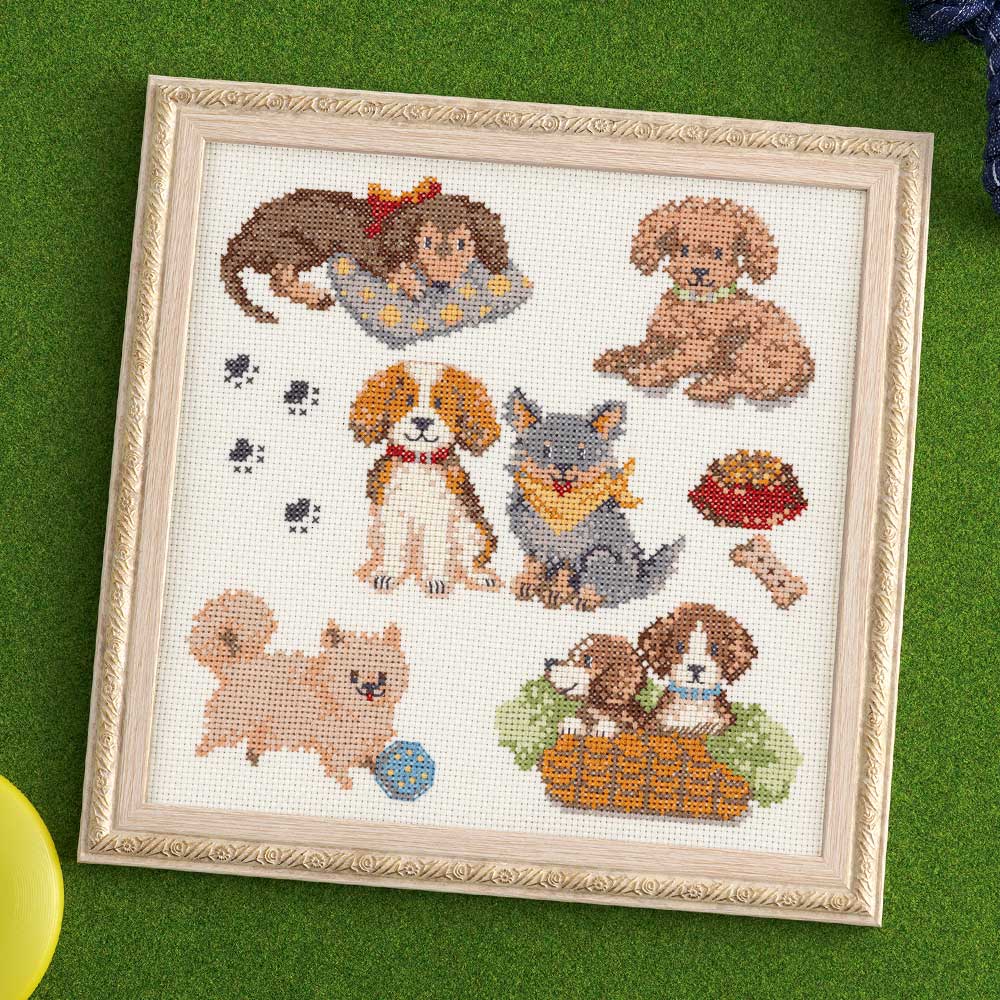 ホビーラホビーレ クロスステッチフレーム［ワンダフルタイム］