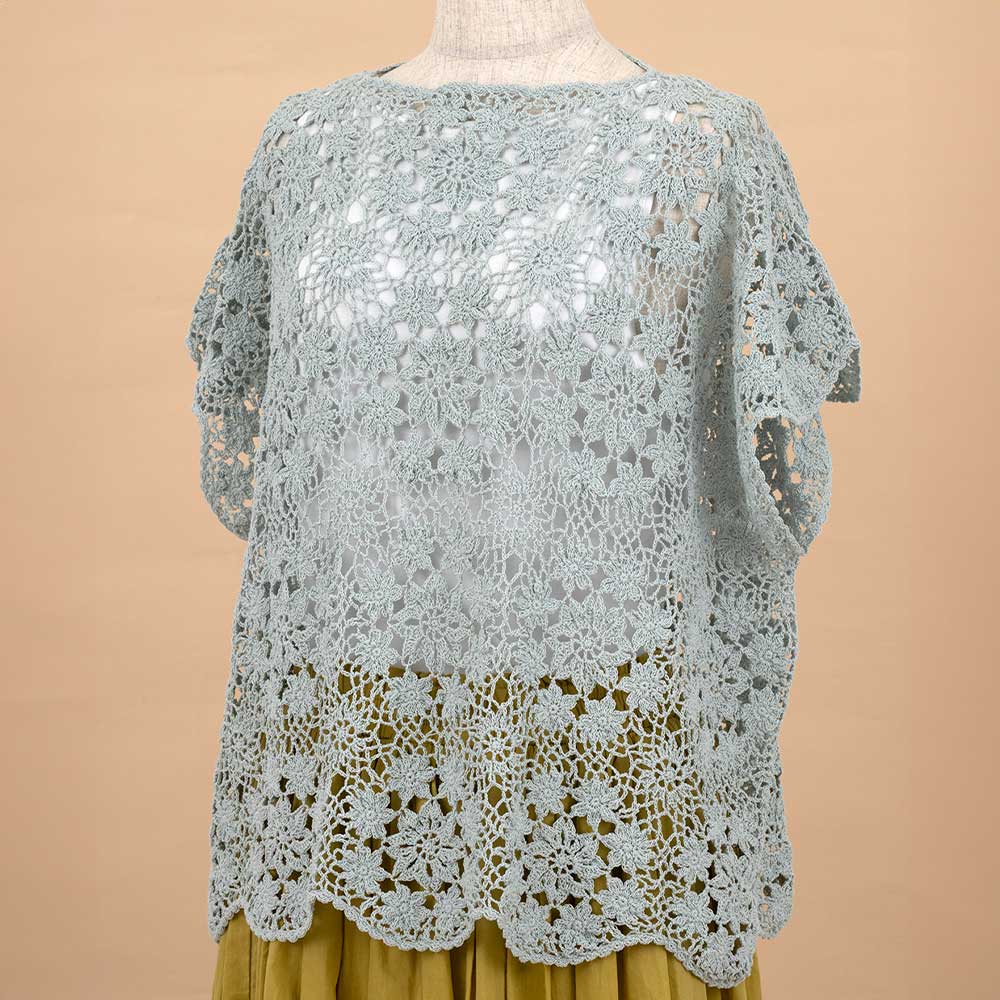 ホビーラホビーレ フラワーサークルベスト〈クロッシュコットン〉