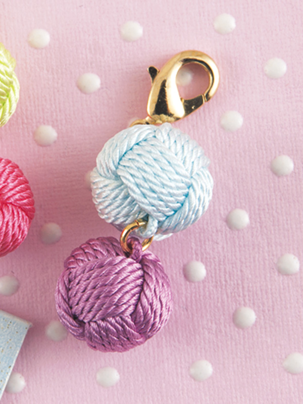 マスクチャーム　恋玉・水色＆紫