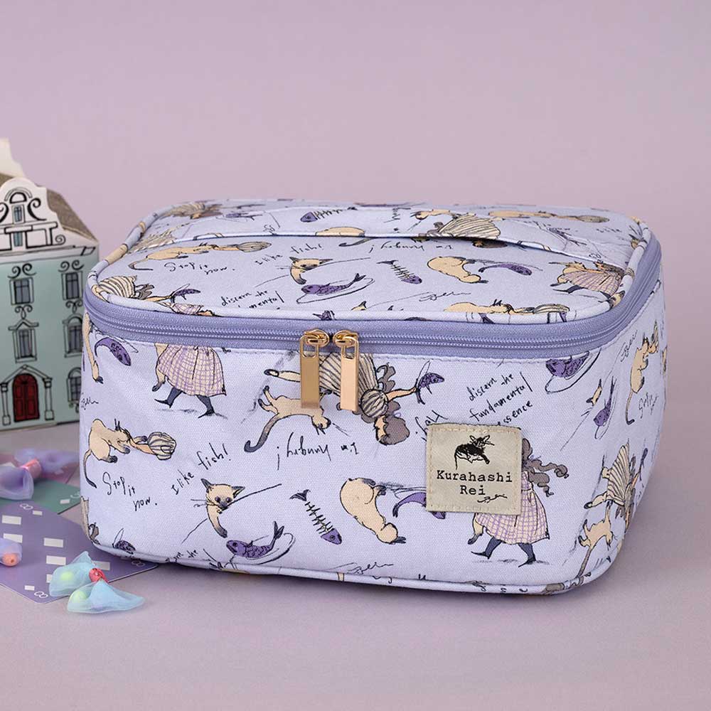 くらはしれいのバニティポーチ［シャム猫］