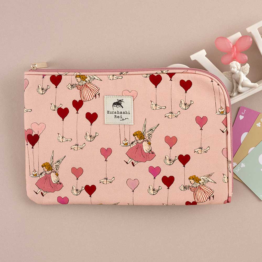 くらはしれいのフラットポーチ［ハート］