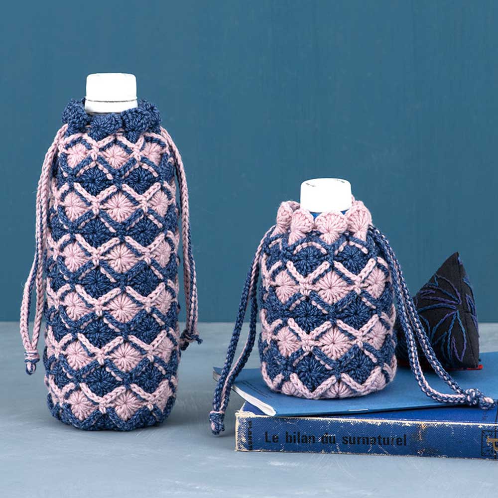 バヴァリアンクロッシェのペットボトルカバー