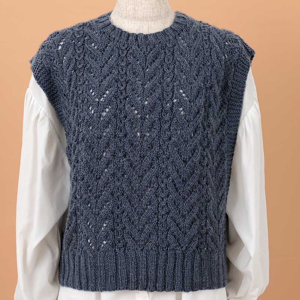 ハート模様のベスト