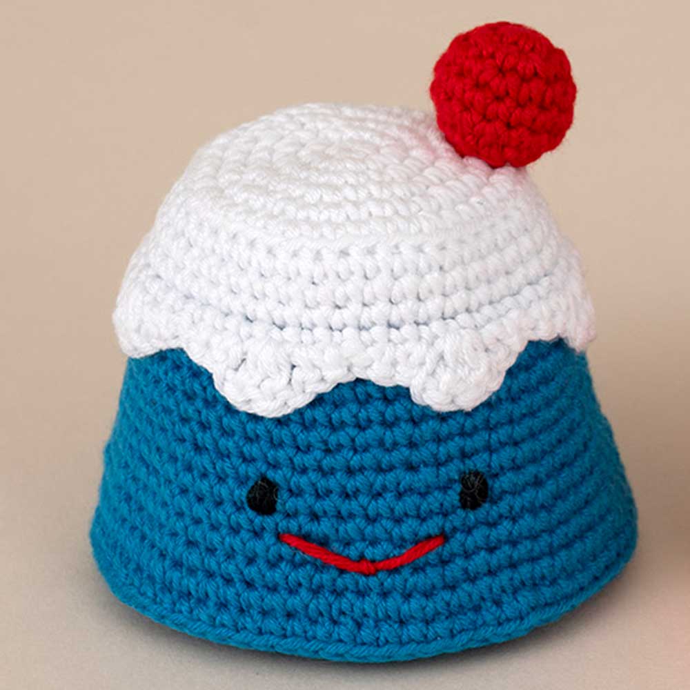 富士山のあみぐるみ［ブルー］