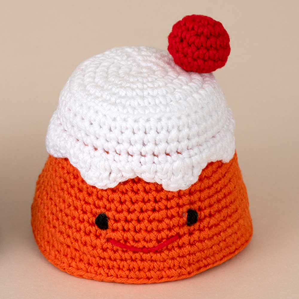 富士山のあみぐるみ［オレンジ］