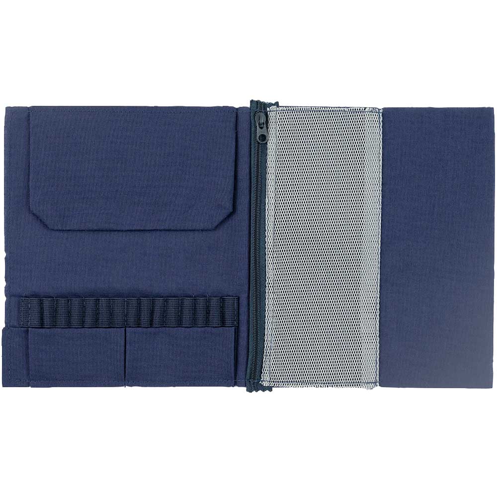 オリジナルに仕上げる かぎ針ケース［紺］