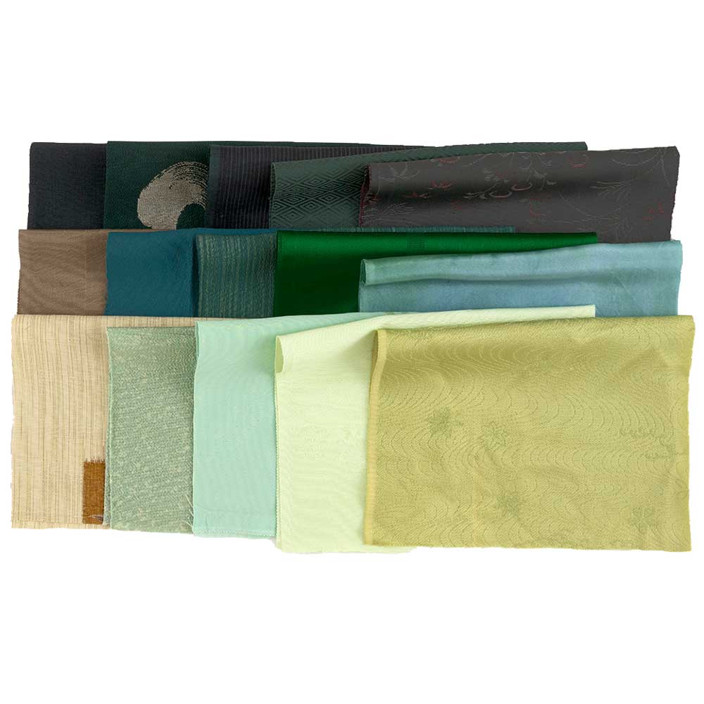 緑色無地15枚セット