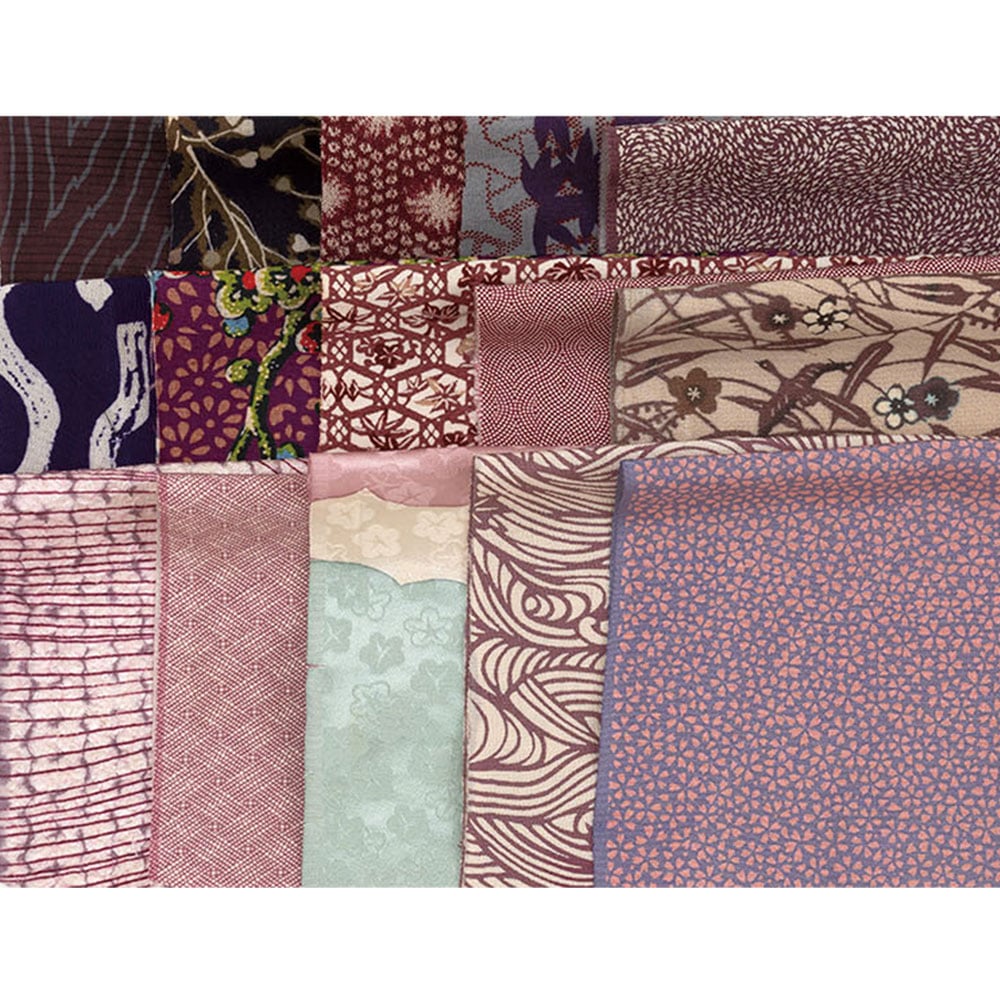 紫小紋15枚セット