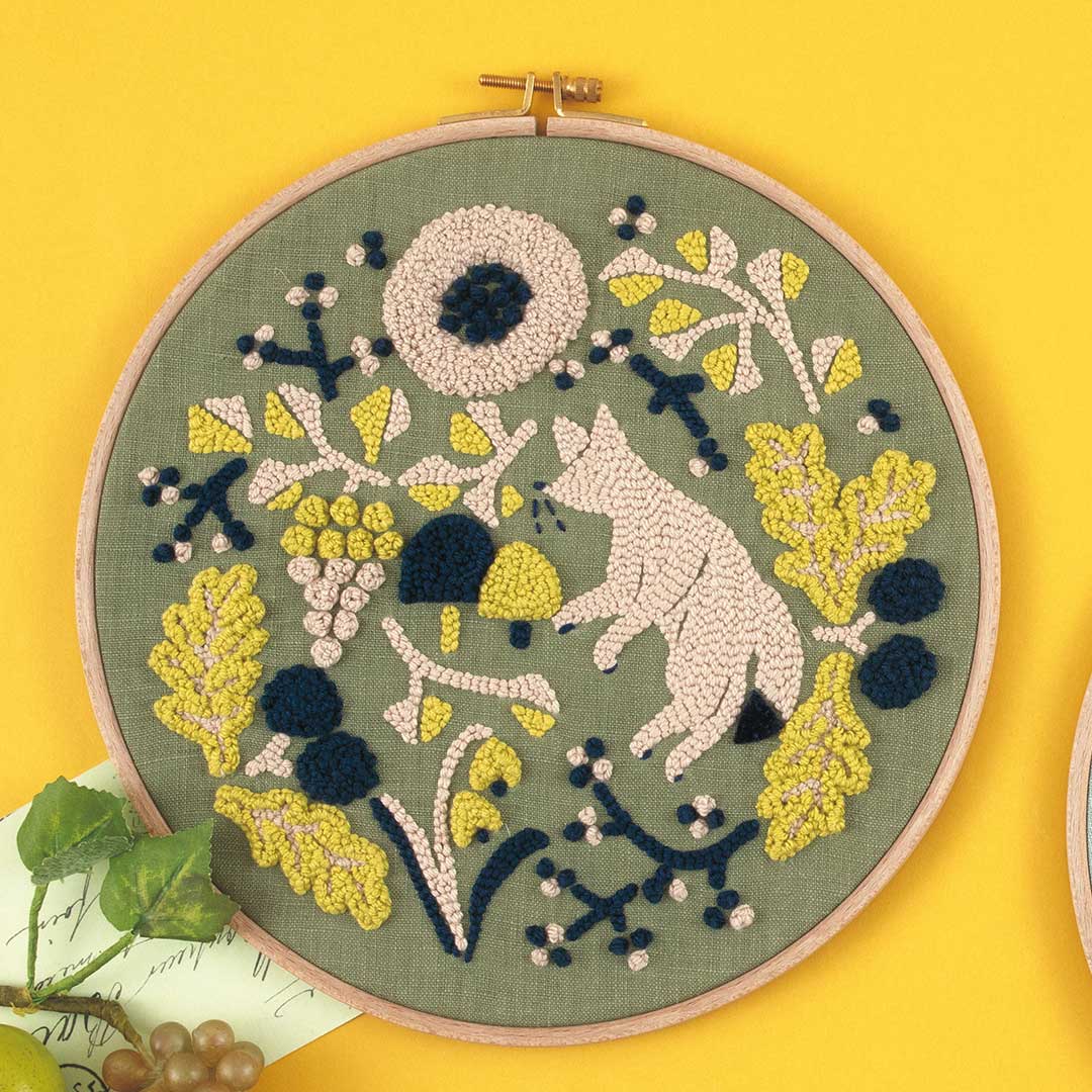 点と線模様製作所 パンチニードルキット［キツネノコミチ］