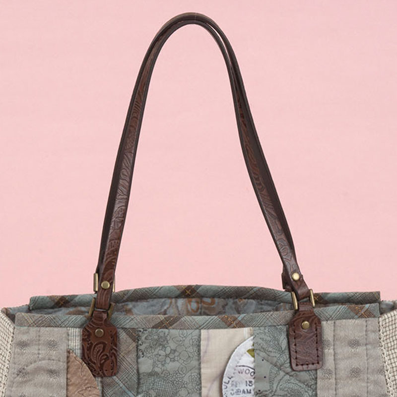 型押し本革持ち手