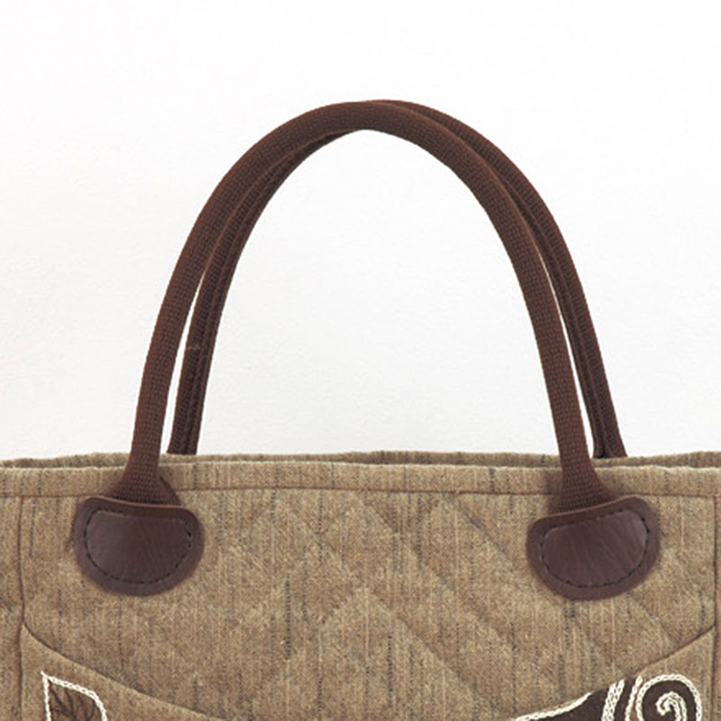 シンプル持ち手［こげ茶］