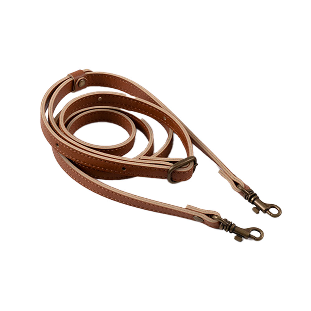 細幅ショルダーベルト［キャメル］