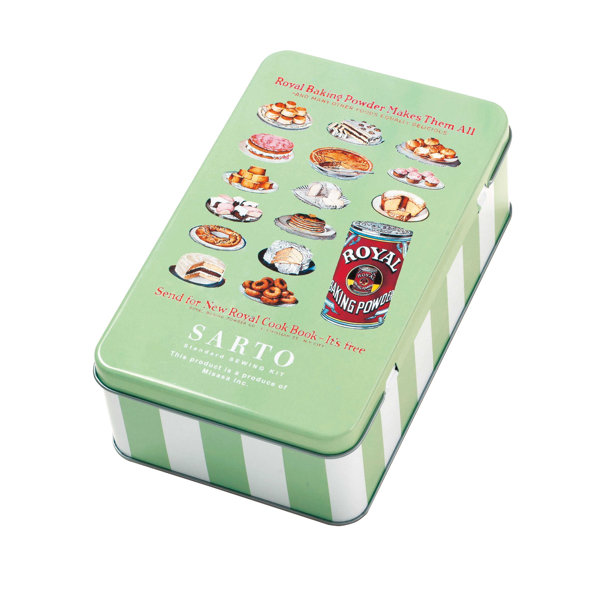 ブリキ缶ソーイングセット