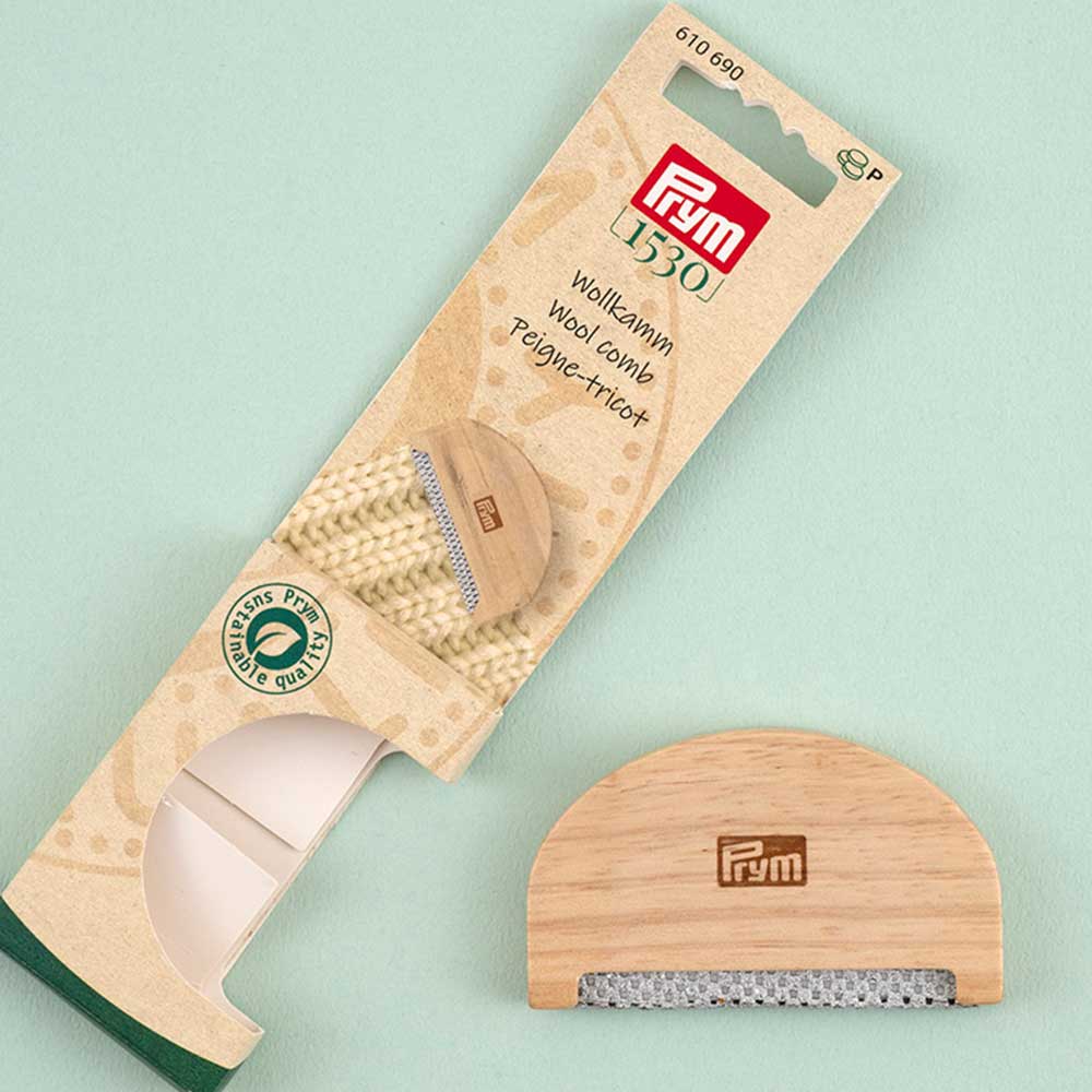 プリム 毛玉取りウールコーム［ウッド］