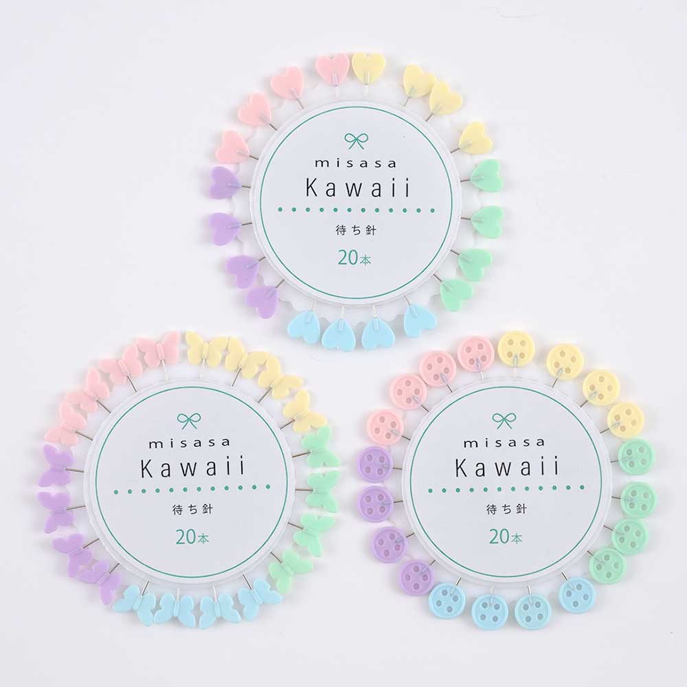 Kawaii待ち針 3種セット