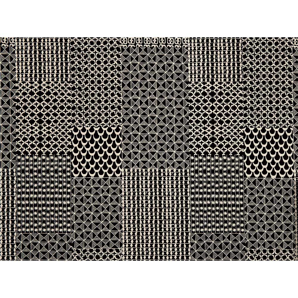 伝統文様柄［黒］ 50cm単位