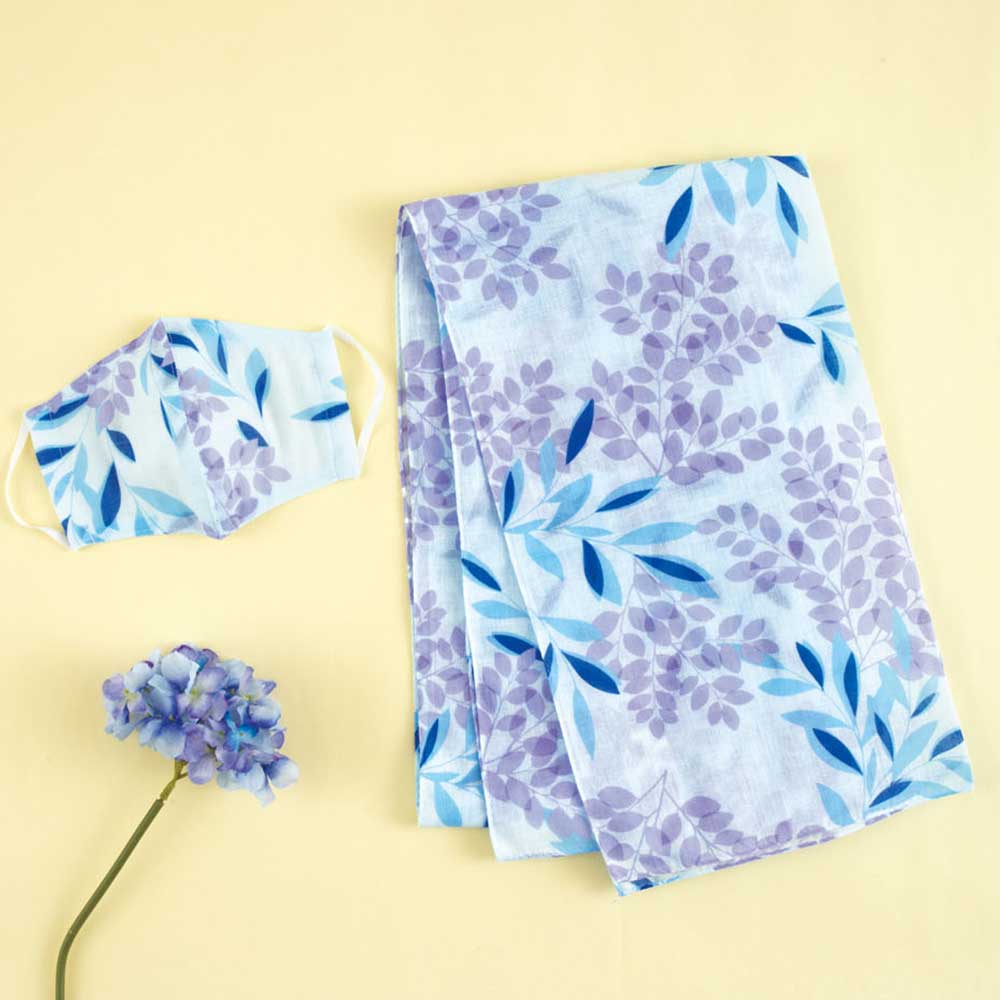 木の間　ガーゼチーフ＆マスクセット