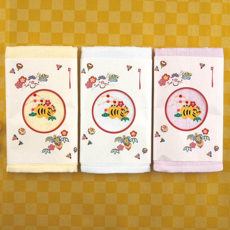 干支のお年賀タオルセット　［福寅］