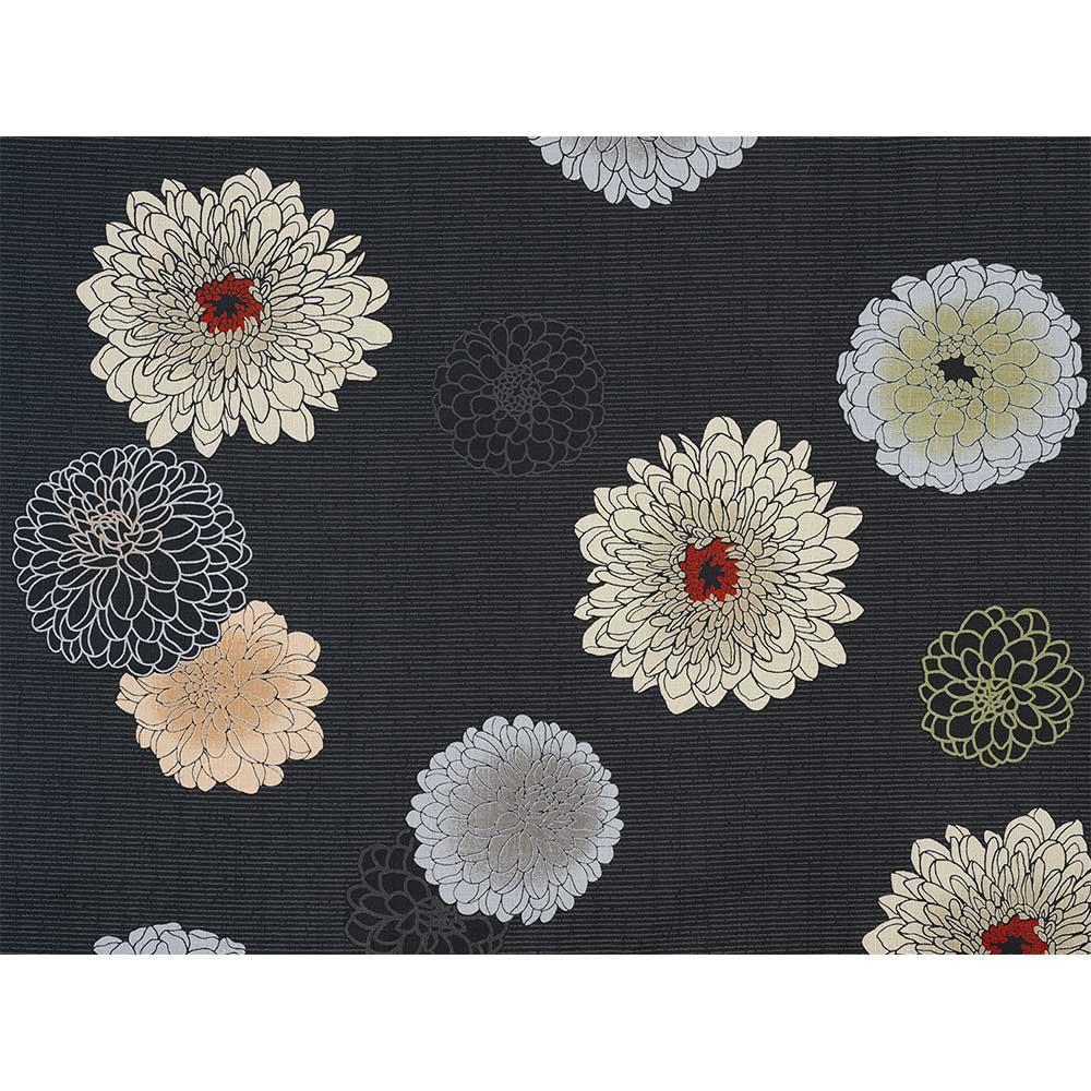 織地菊花文様　50ｃｍ単位