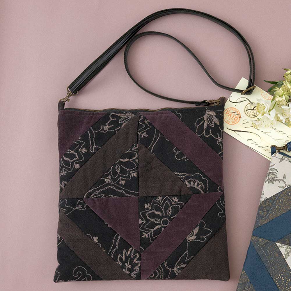 サーティーズ復刻版パッチワークトートバッグ ショルダー紐、ミニポーチ付き ショルダーバッグ ハンド レディース ポーチ 紐付き3点セット 通勤