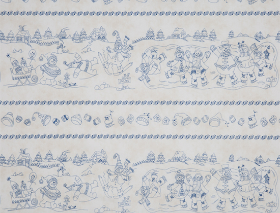 スノーマンの親子　50ｃｍ単位